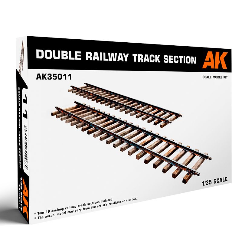 1:35 DOUBLE RAILWAY TRACK SECTION