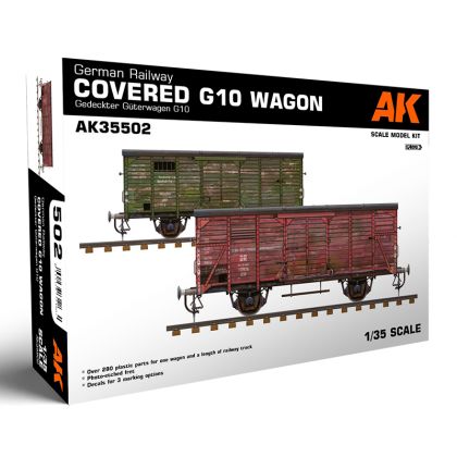 1:35 GERMAN RAILWAY COVERED G10 WAGON GEDECKTER GÜTERWAGEN G10