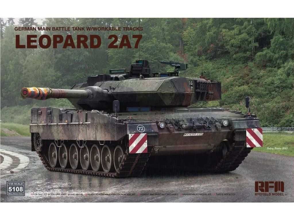1:35 German Leopard 2 A7 Main Battle Tank