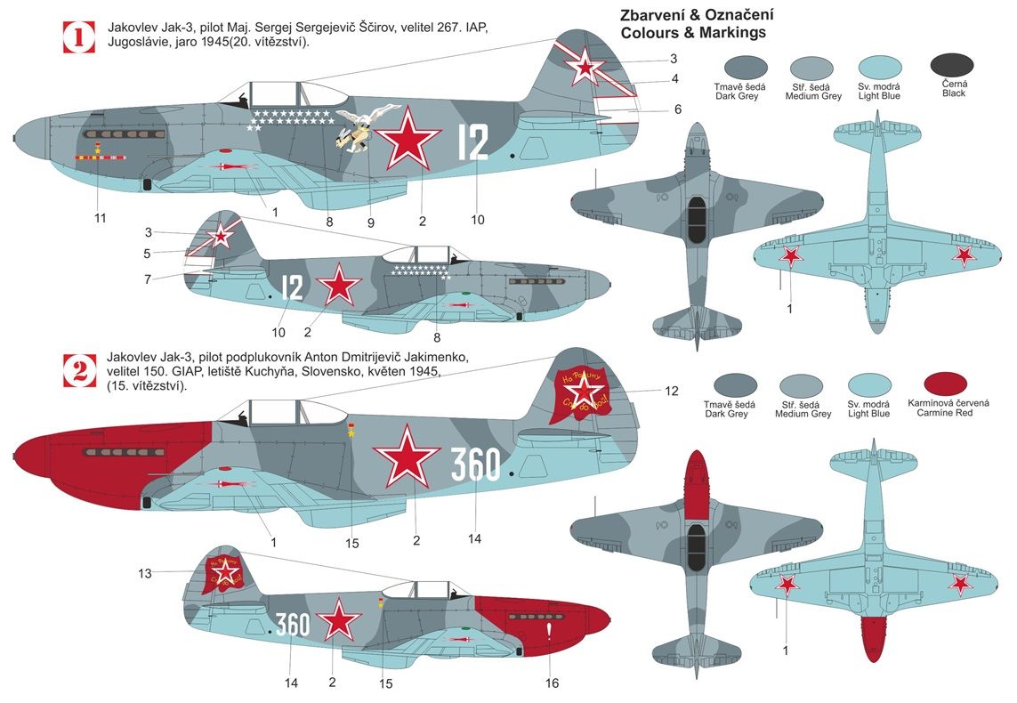 1:72 Jak-3 “Aces”