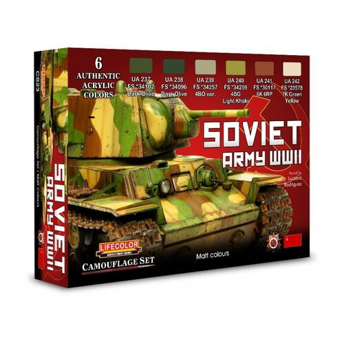 CS23 - Soviet WWII Army Tanks and Vehicles Set