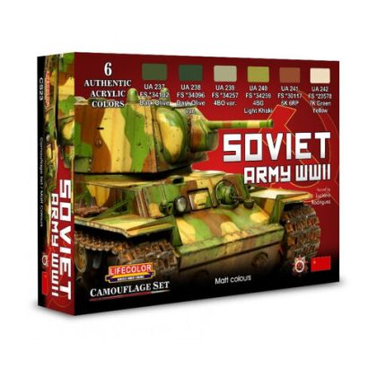 CS23 - Soviet WWII Army Tanks and Vehicles Set