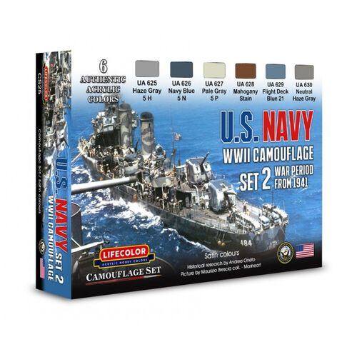 CS25 - US Navy WWII Camouflage Set 2 - War Period from 1941