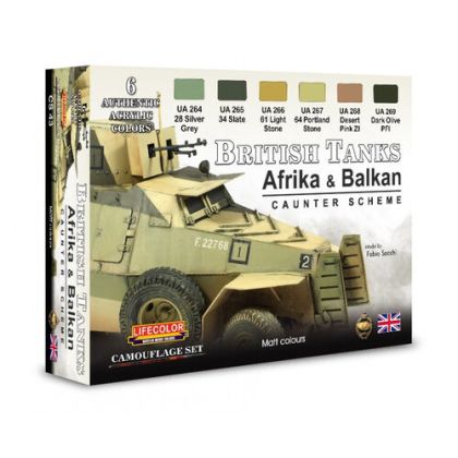 CS43 - British Tanks Afrika & Balkan caunter scheme Set 1
