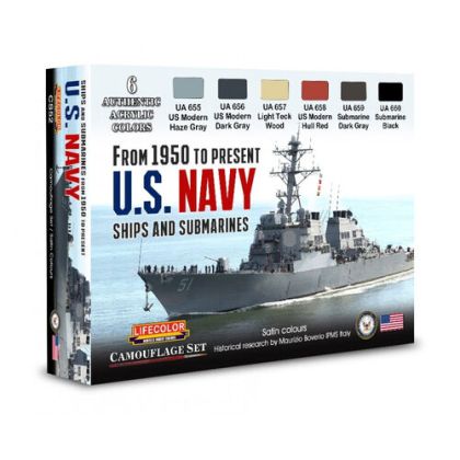 CS52 - US Navy Ships and Submarines Set (from 1950 to present)