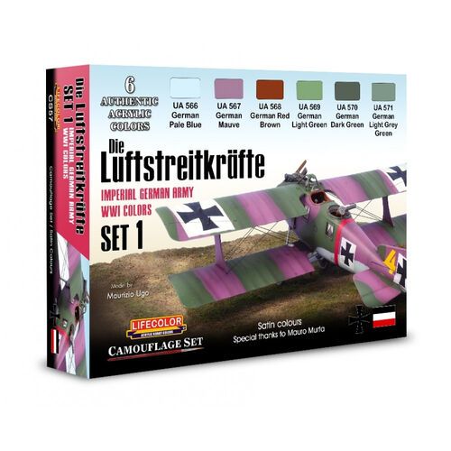 CS57 - Die Luftstreitkräfte Imperial German Army WWI Set - Acrylic paint set