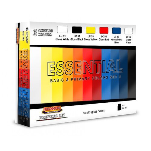 ES03 - Essential Basic & Primary Colors Set 3