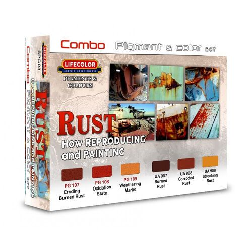 SPG03 - Rust Set colours and pigments