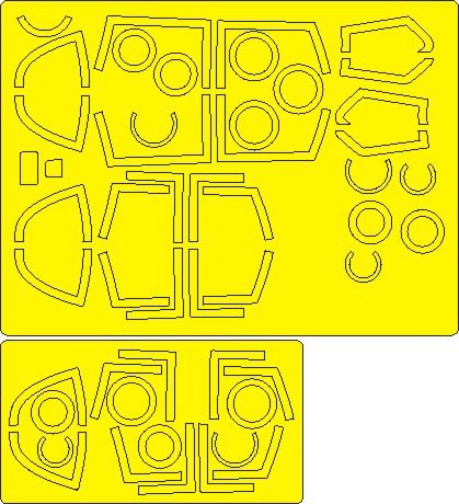 1:48 MiG-29K ADVANCED kabuki masks