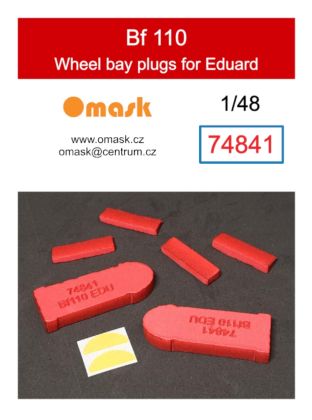 1:48 Bf 110 wheel bay plugs (for Eduard)