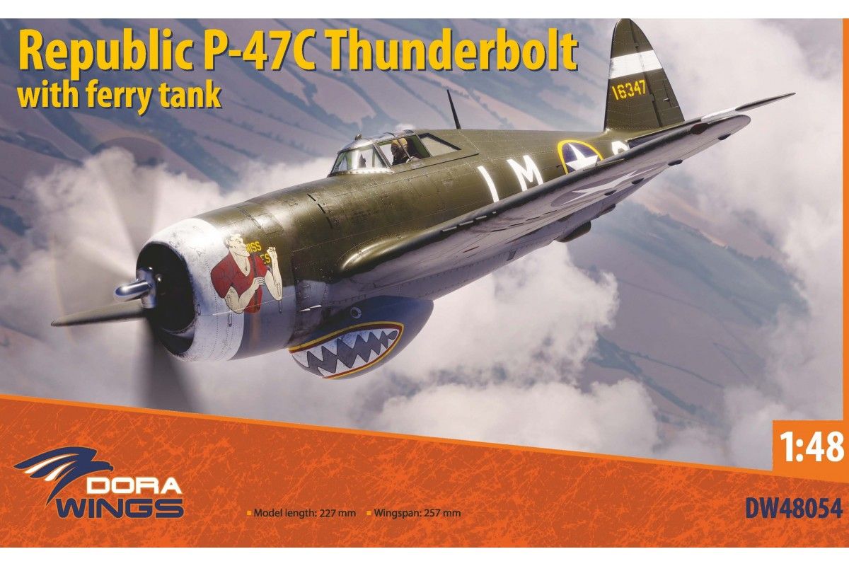 1:48 Republic P-47C Thunderbolt with ferry tank
