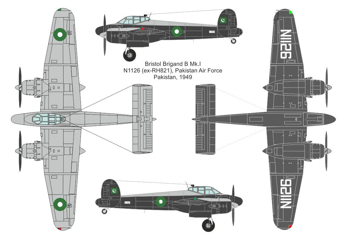 1:144 Bristol Brigand B Mk.I