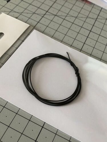Flexible wires 0,55mm / 1m Black
