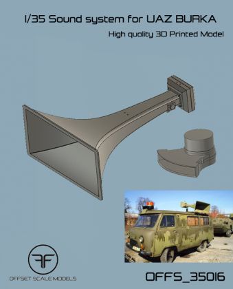 1:35 Burka Sound System for UAZ