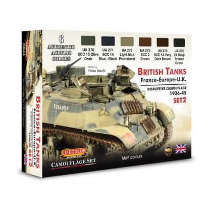 CS44 - British Tanks France - Europe - UK Disruptive Camouflage Set 2