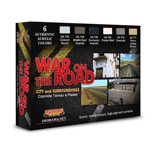 CS49 - War on The Road - Concrete Tarmac & Plaster Set