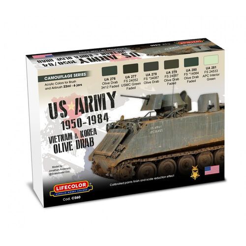 CS60 - US Army Olive Drab 1950-1984 Set
