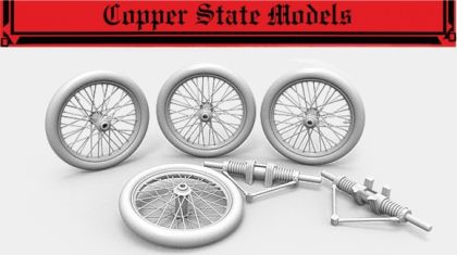 1:32 CAUDRON SPOKED WHEELS