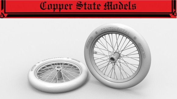 1:32 GERMAN 810X125 SPOKED WHEELS