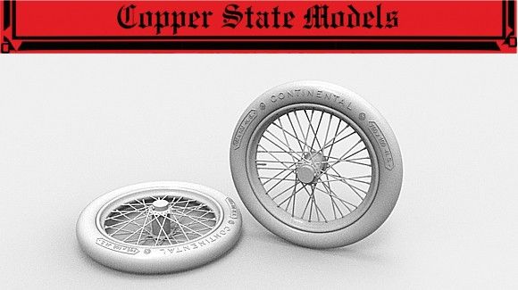 1:32 GERMAN 760X100 SPOKED WHEELS