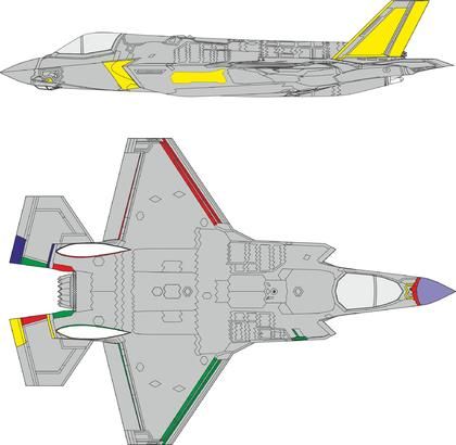 1:48 Lockheed-Martin F-35B Lightning II RAM coating