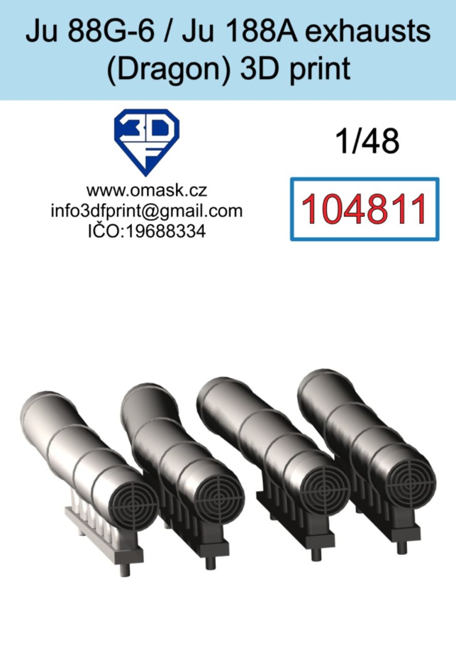 1:48 Ju 88G-6 / Ju 188A (Dragon) 3D print