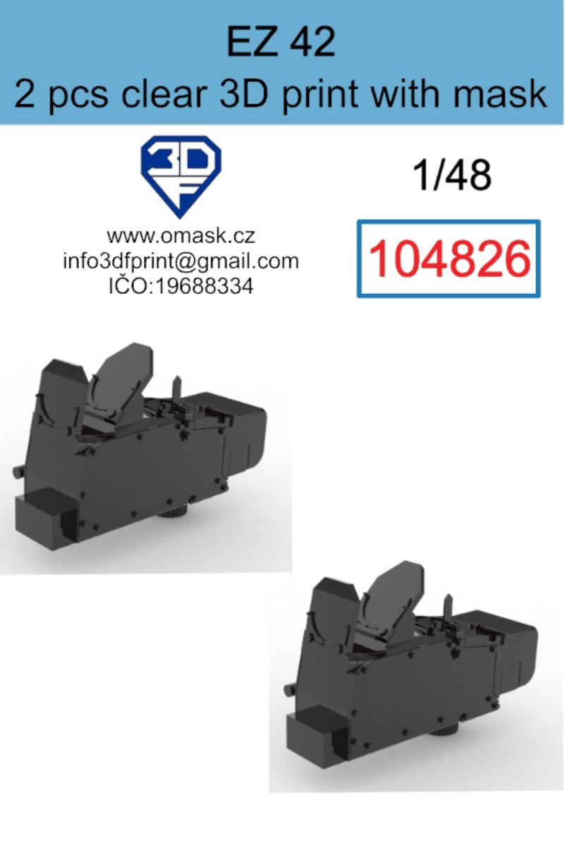 1:48 EZ 42 clear 3D print (2 pcs)