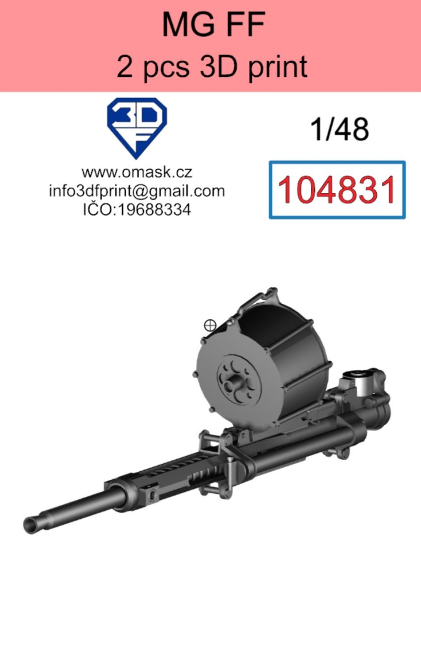 1:48 MG-FF 3D print