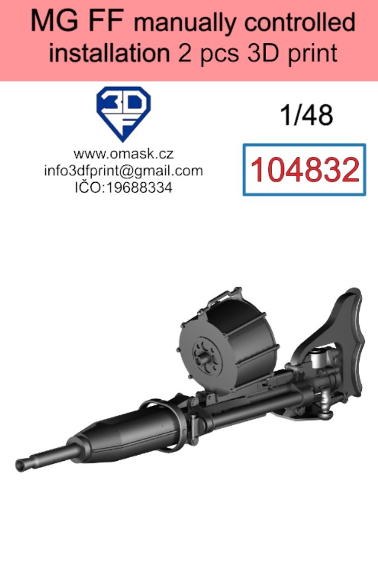 1:48 MG-FF manually controlled installation 3D print