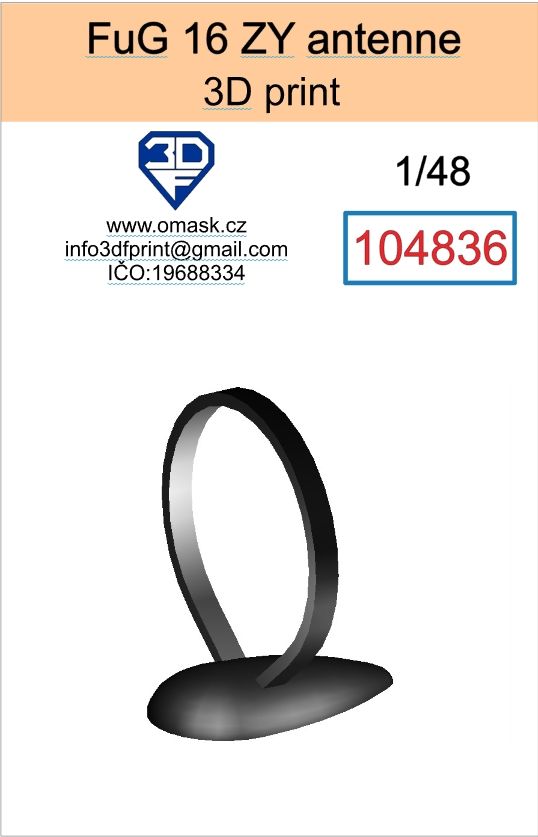 1:48 FuG ZY antenne 3D print