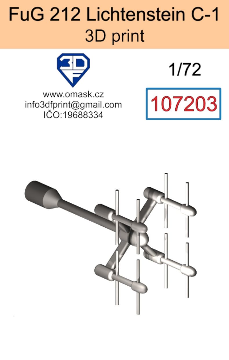 1:72 FuG 212 Lichtenstein C-1 (3D print)