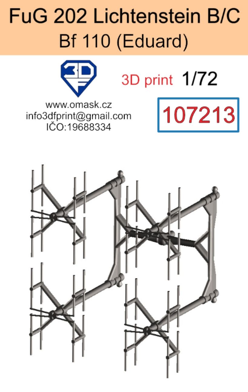 1:72 FuG 202 pro Bf 110 (Eduard) 3D print