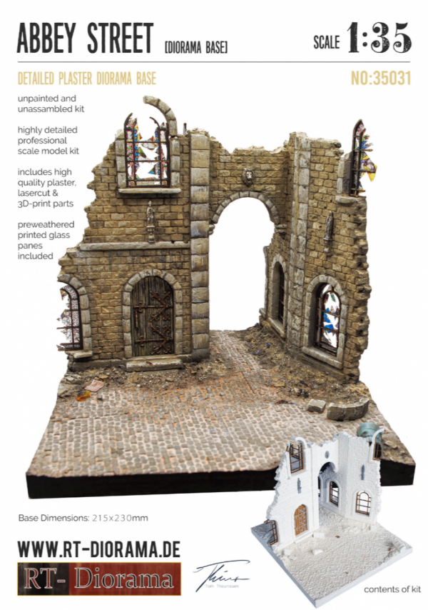 1:35 Diorama Base: Abbey street