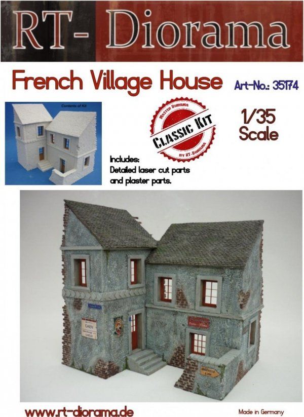 1:35 French Village House