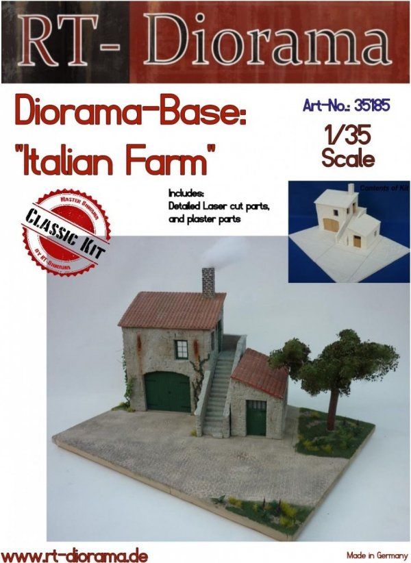 1:35 Diorama-Base: Italian Farm