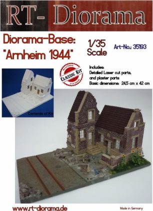 1:35 Diorama-Base: Arnheim 1944