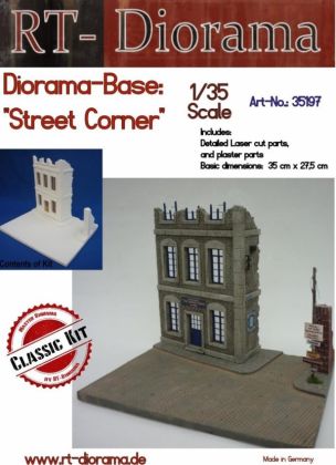 1:35 Diorama-Base: Street Corner
