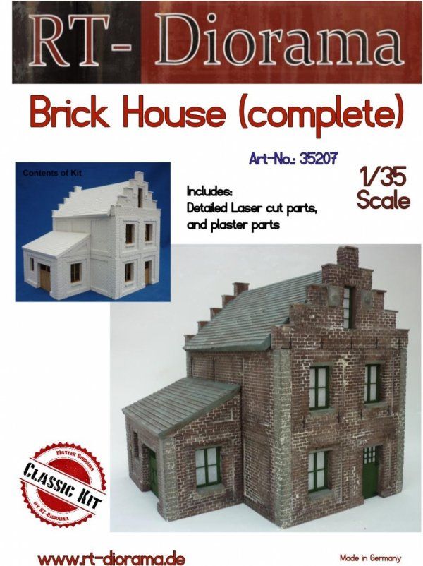 1:35 Brick House (Modular System) 