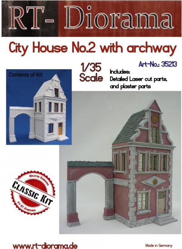 1:35 City House No.2 with archway