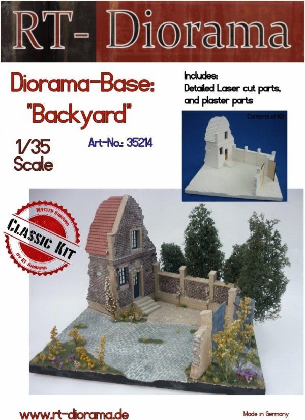 1:35 Diorama-Base: Backyard