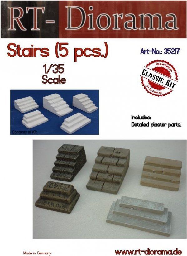 1:35 Stairs (5 pcs)