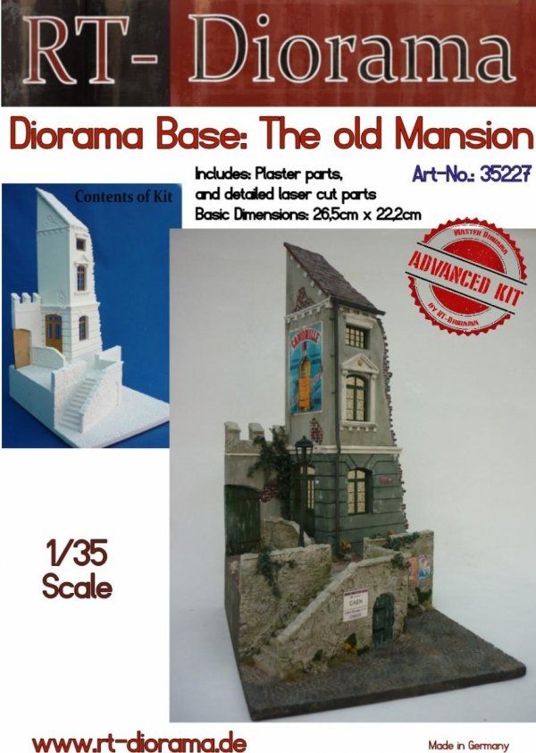 1:35 Diorama-Base: Old Mansion