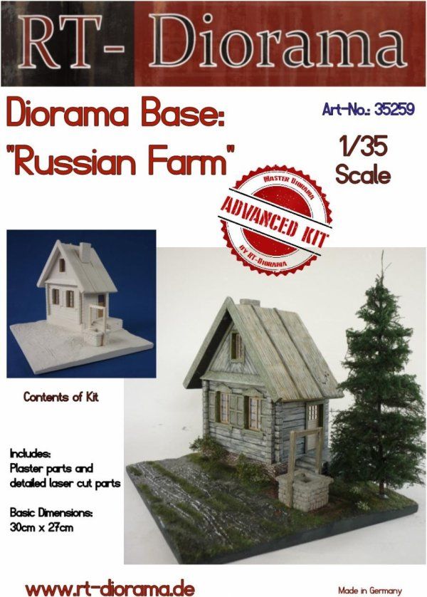 1:35 Diorama-Base: Russian Farm
