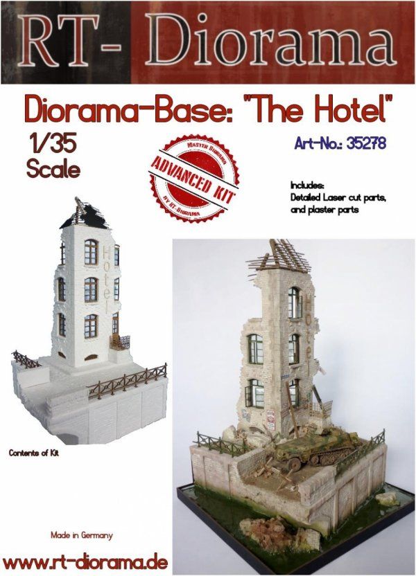 1:35 Diorama-Base: The Hotel