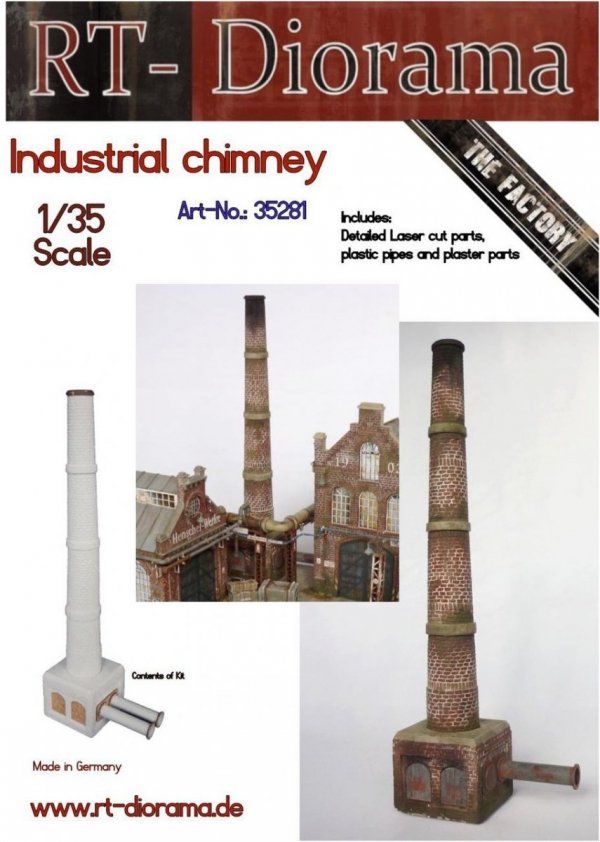 1:35 Industrial Chimney