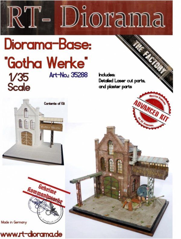 1:35 Diorama-Base: Gohta Werke