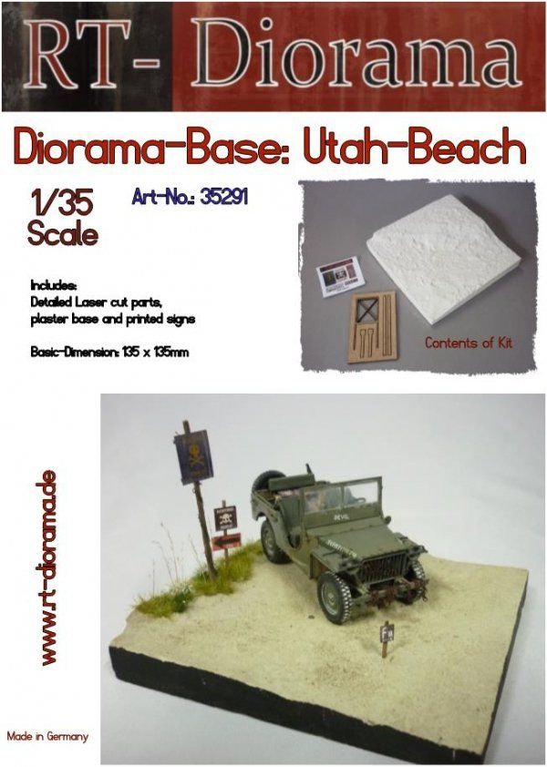 1:35 Diorama-Base: Utah beach