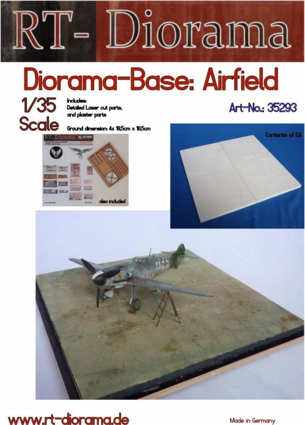 1:35 Diorama-Base: Airfield