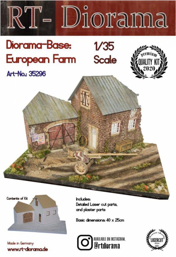 1:35 Diorama-Base: European Farm