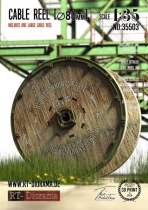 1:35 Cable Reel Set (1pcs. large)